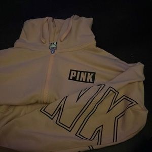 Pink zip up